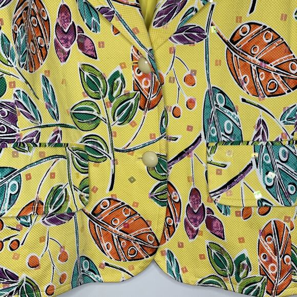 REDD Jeans size 10 Denim JACKET Button-up Pockets Long Sleeves Lined YELLOW - Picture 7 of 16